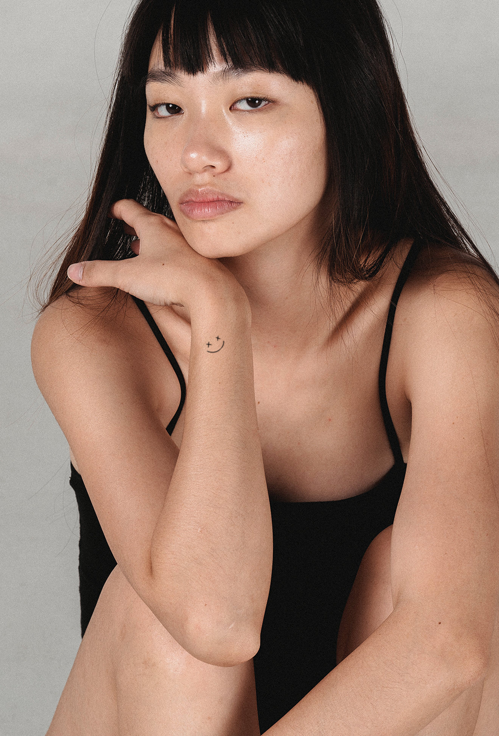 Fineline einfacher Smiley