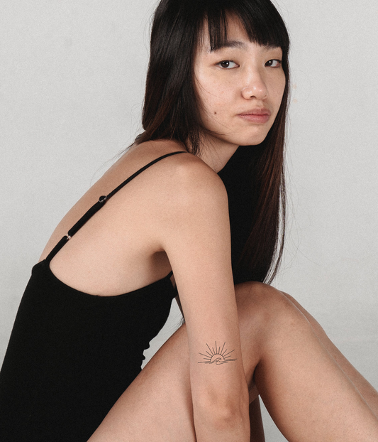 Fineline Sonne mit Welle