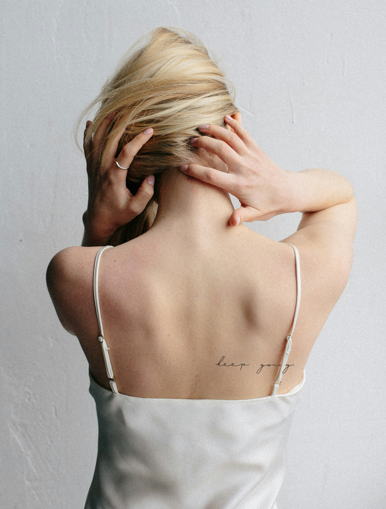 "Keep going" Lettering